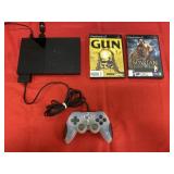 PlayStation 2 Slim System W/Controller & 3 Games