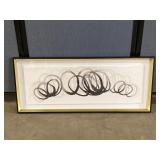 At Home Framed Print W/Signature 41.5"x17.5"