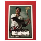 Bobby Thomson Signed Topps Archives Card