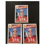 1985 Topps Mark McGwire Rookie Card Lot of 3