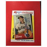 Sandy Koufax Signed Card NO COA