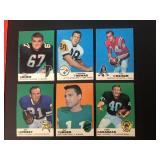 1969 Topps Football Card Lot