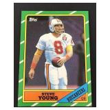 1986 Topps Steve Young Rookie Card 49ers HOF