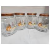 Lot of 4 Thankful Jars