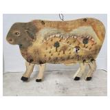 Painted Wood Sheep