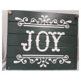 Joy Wood Sign