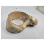 Carved Shell Napkin Ring