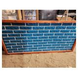 Fake Metal Brick Wall Hanging