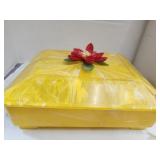 Vintage Plastic Storage Jewelry Box