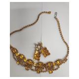 Vintage Necklace and Earring Set