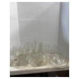 Vintage Large Lot Of Glassware