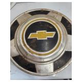 Chevy Hub Cap bent