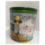 A Christmas Story Empty Popcorn Tin