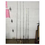 Vintage Lot Of Fishing Poles 5