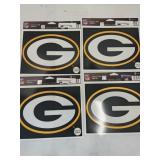 4 Packers Decals