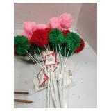 6 Pom Pom Decorations