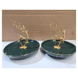 New Reindeer Trinket Dishes