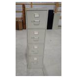 HON 4 Drawer Filing Cabinet - Metal