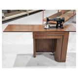 Singer 201 Sewing Machine with Cabinet