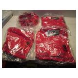 4 SET OF KIDS MACRON SOCCER JERSEYS- ALBANIA