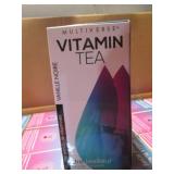 BOX OF MULTIVESRE VITAMIN TEA BEST BEFORE AUG 2020