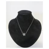 SRELING SILVER SEASTAR PENDANT NECKLACE