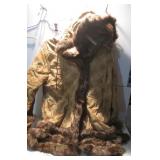 VINTAGE WOMENS FAUX  FUR JACKET SIZE XL