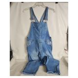 Womens Jean Overalls, Size L