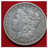 1892 CC Morgan Silver Dollar