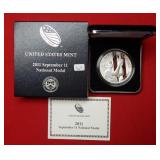 2011 September 11 National Medal Silver Proof