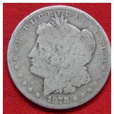 1878 Morgan Silver Dollar 8 Tail Feather Variety