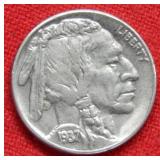 1937 D Buffalo Nickel