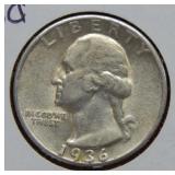 1936 Washington Silver Quarter