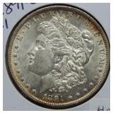 1891 O Morgan Silver Dollar