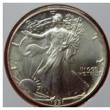 1991 American Eagle 1 Ounce Silver