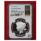 2023 S Peace Silver Dollar NGC PF70 Ultra Cameo