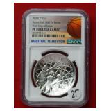 2020 Basketball Hall of Fame Dollar NGC PF70 Ultra