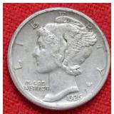 1926 D Mercury Silver Dime