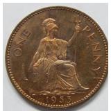 1953 Great Britain Large Cent Proof