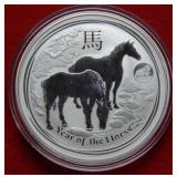 2014 Australia $1 1 Ounce Silver Year of Horse