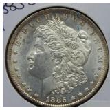 1885 O Morgan Silver Dollar