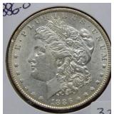 1886 O Morgan Silver Dollar