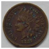 1881 Indian Head Cent