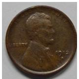 1912 S Lincoln Wheat Cent