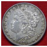 1879 S Morgan Silver Dollar REV of 1878