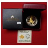 2014 Canada Silver $20  -  Perched Bald Eagle