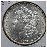 1878 Morgan Silver Dollar 7/8 Tail Feather