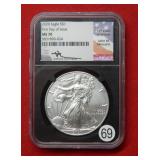 2020 American Eagle NGC MS70 1 Ounce Silver