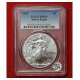 2020 American Eagle PCGS MS69 1 Ounce Silver