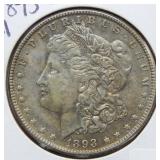 1893 O Morgan Silver Dollar